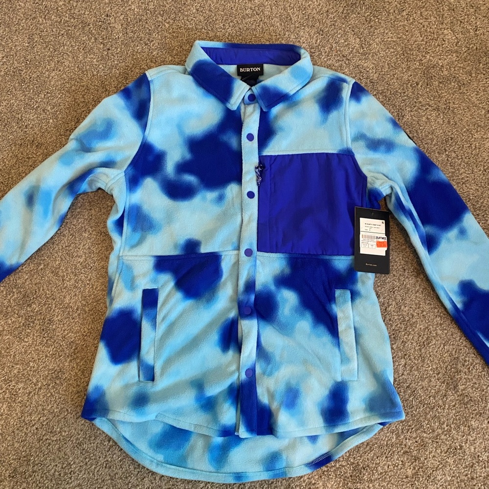 Burton hearth snap fleece